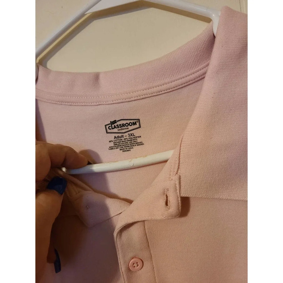 Classroom Uniforms Polo Shirt Men's 3XL Short Sleeve Collared Cotton Blend (GG) - Picture 3 of 4